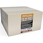 16 lbs or 7.2 kg Ground Walnut Shell Media 18-40 Grit - Fine Walnut Shells for Tumbling, Vibratory Or Blasting