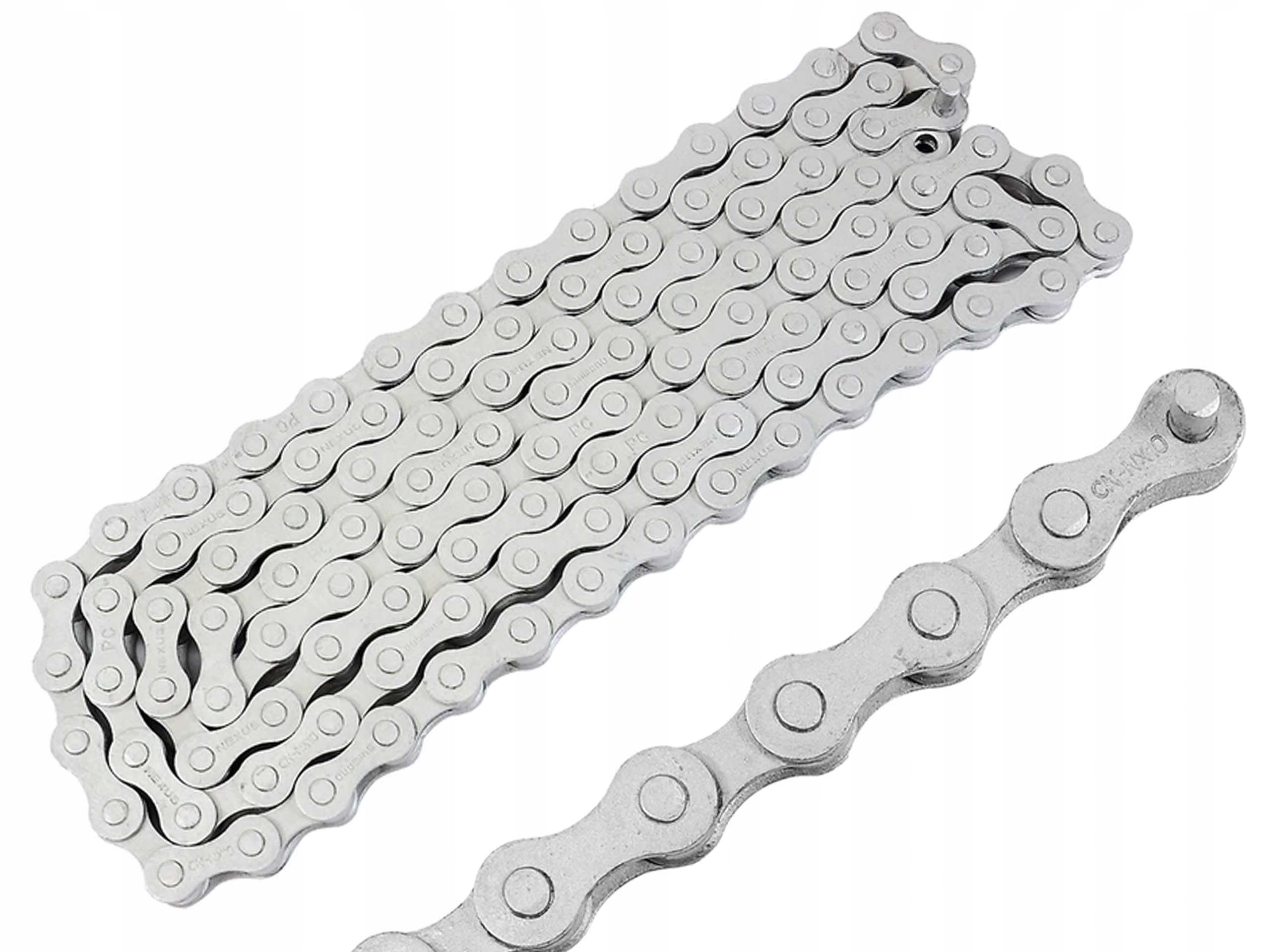 SHIMANO Nexus Gear Chain Black/Silver 114 Links, 1-fold