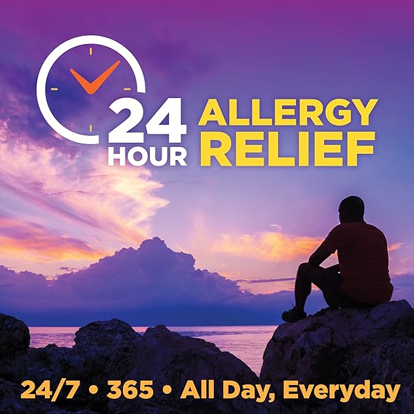 AMAZON BASIC CARE ALL DAY ALLERGY RELIEF, FEXOFENADINE HYDROCHLORIDE TABLETS, 180 MG, ANTIHISTAMINE, NON-DROWSY, 24-HOUR RELIEF, 150 COUNT
