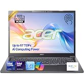 Acer Aspire 14 Copilot+ PC Laptop, Intel Core Ultra 5 226V AI Processor, 14" WUXGA Touch Display, 16GB LPDDR5X RAM, 256GB SSD, Intel Arc Graphics, Backlit Keyboard, Windows 11, w/WOWPC Bundle