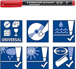 Staedtler 318-WP4 Lumocolor Permanent Universal