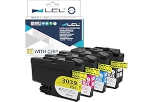 LCL Compatible with LC3037 LC3039 XXL LC3037XXL LC3039XXL LC3039BK LC3039C LC3039M LC3039Y Pigment Ink Cartridge for MFC-J584