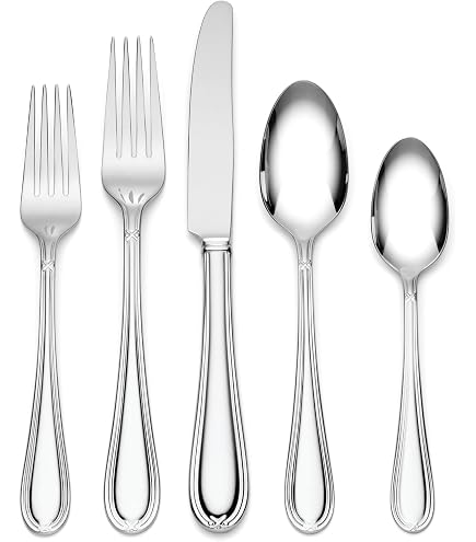 Lenox 3-teiliges Gedeck Opal Innocence – Elegantes Silber-Design Auf Knochenporzellan