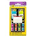 Post-it Flags and Arrow Flags Value Pack, Brights, 1 in and 1.7 in Wide, 196/Dispenser Plus Free Post-it Tabs (680-BBBGA4VA)