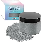 Ceya Mica Powder, 5.3oz/ 150g Silver Grey Pearlescent Effect Colorant Pigment Powder for Epoxy Resin, Tumblers, Slime Bath Bomb, Soap Dye, Slime, Candle, Resin Crafting, Paint, Jewelry, Nail Polish