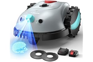 2026 NEW YARDCARE V100 Robot Lawn Mower with HD Vision Navigation, Smart Obstacle Detection, Adjustable Cutting Height, Low-N