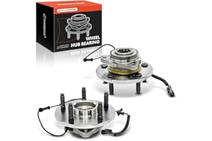 A-Premium 2 x Front Wheel Bearing and Hub Assembly with ABS & 5-Lug Compatible with Dodge Ram 1500 2006 2007 2008 2009, with 