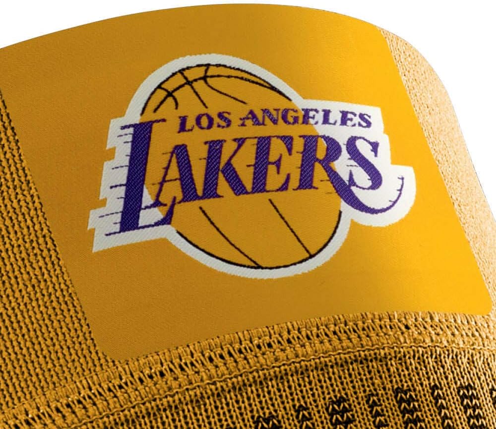 BAUERFEIND Knee Sleeve Sports Compression Knee Support NBA with team logo, La Lakers - Image 3