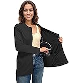 Youdiao Mastectomy Shirts with Drain Pockets Long Sleeve Breast Recovery Must Haves Soft Zip Up Clothing
