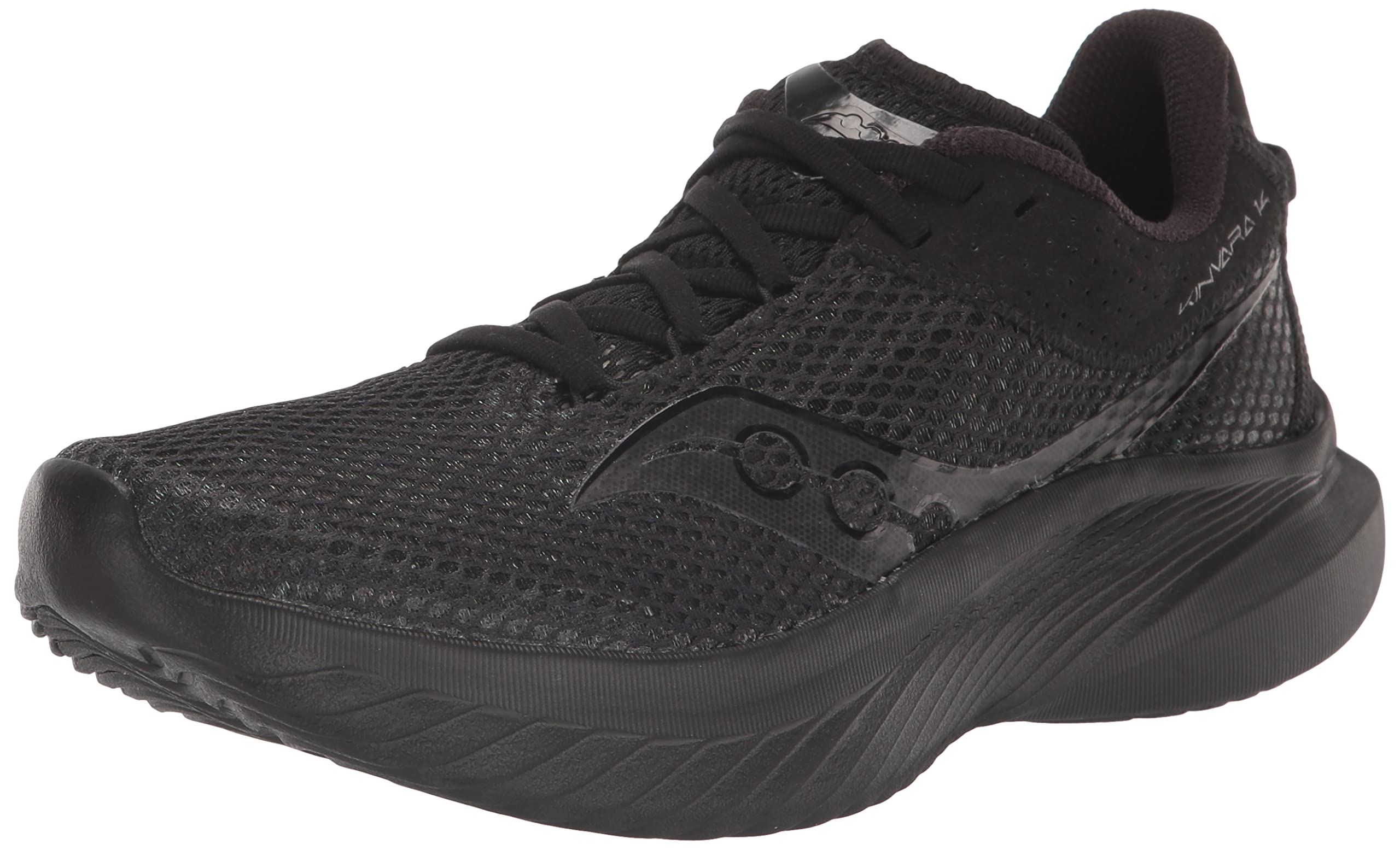 Saucony Men’s Kinvara 14 Sneaker, Triple Black, 15