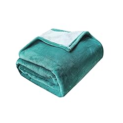 Haltune Stain-Proof Teal Blanket for Intimate