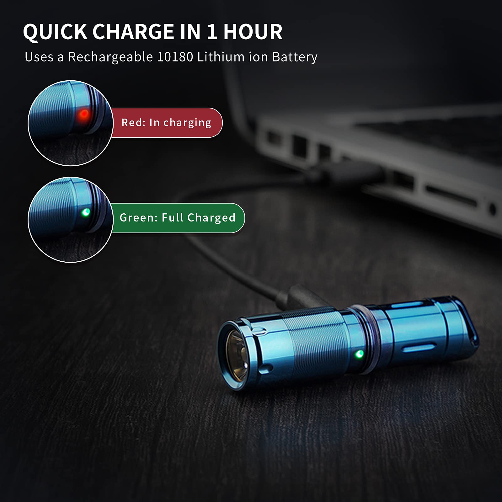 MecArmy X2S Stainless Steel LED Flashlight, Mini