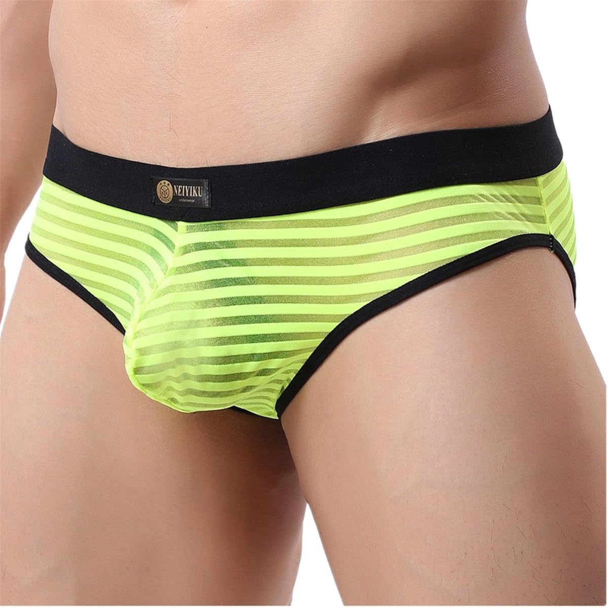 Haipi Transparent Männer Boxershorts Herren Netz Unterhosen Slip