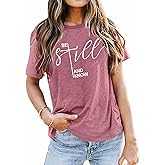 ASTANFY Christian Shirt Women Be Still and Know T-Shirt Inspirational Easter Jesus Short Sleeve Casual Tee Tops