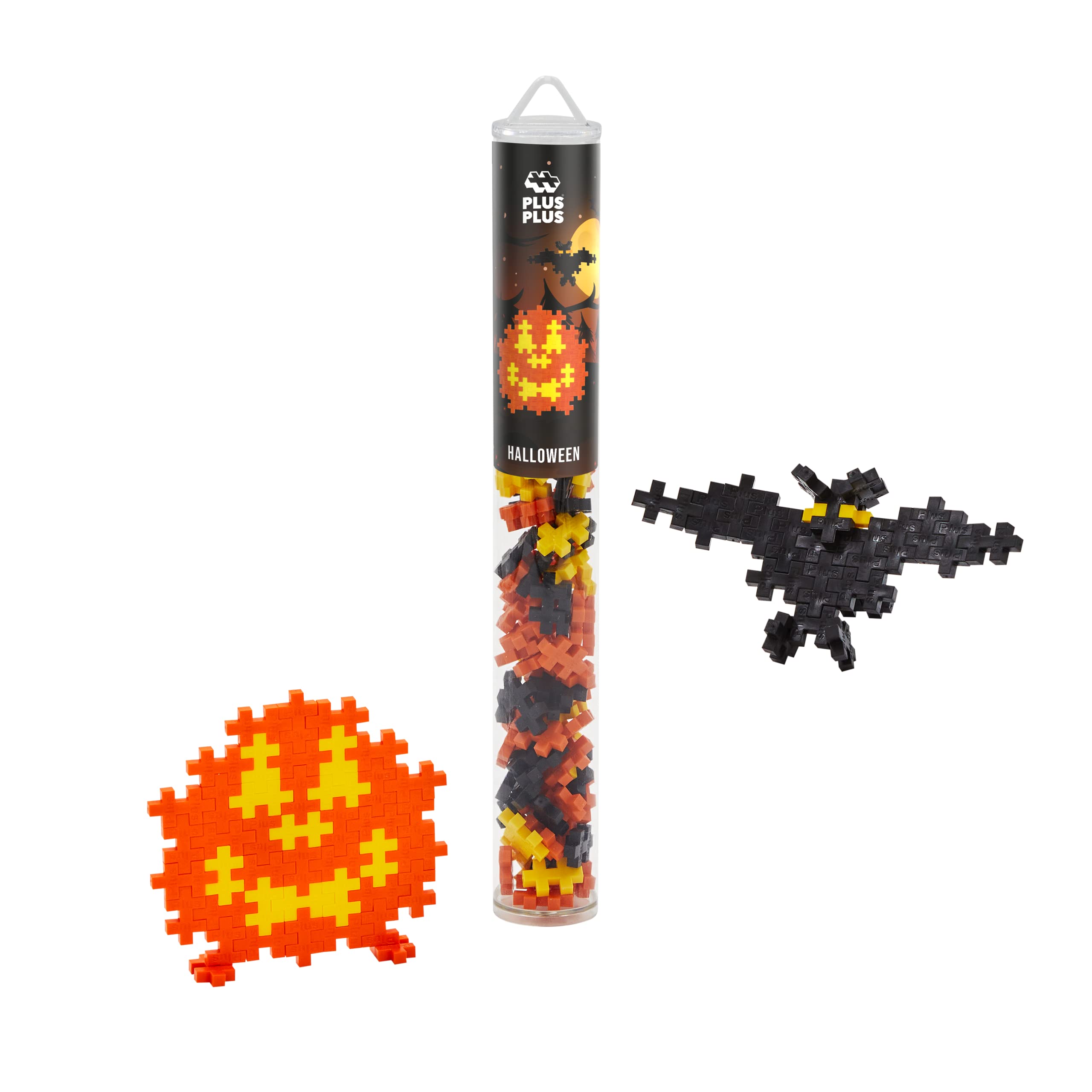 PLUS PLUS Building Blocks Toy - Kids Construction Toys and Fun Halloween Decor, Creative Learning Resources and STEM Play for Home and Travel - Girls and Boys Toys Age 5 Plus - Halloween 100 Pieces — image 1