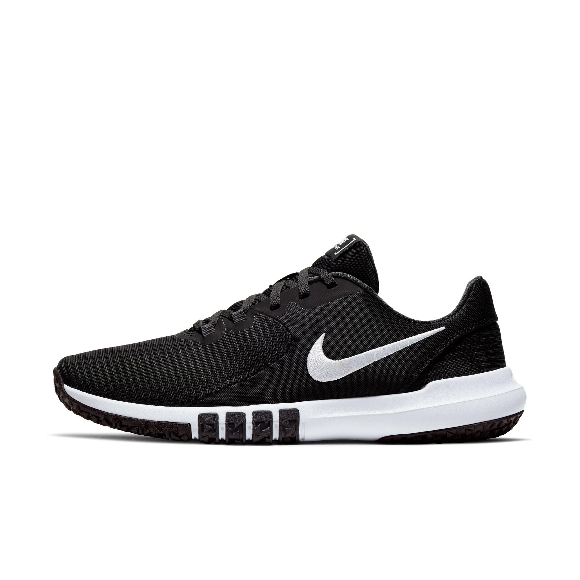 Nike Nike Flex Control TR4, calzado deportivo para hombre, negro/blanco-gris humo oscuro-gris humo, 10 regular US