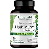 Emerald Labs HashiMune Health - Vegan Thyroid & Immune Support Supplement - Includes SelenoExcell Selenium & Myo-Inositol - 60 Vegetable Capsules (30-Day Supply)