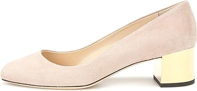 comfortable round toe pumps