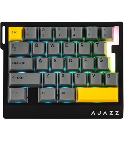 キーボード All-in-One Aluminum Keyboard Hub Amazon.com: AJAZZ AK029 Wired One-Handed Hall Effect Mechanical