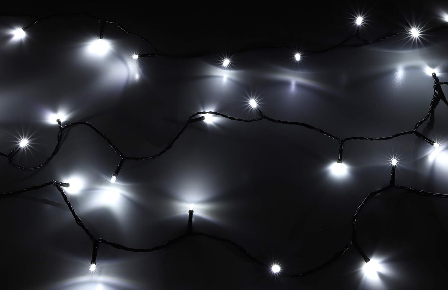 Christmas Concepts® 80 Static LED String Lights 12M (39ft) Energy Efficient A++ - Christmas Lights - Indoor/Outdoor Lighting (White) - Image 4