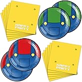 40Pcs Super Game Theme Party Supplies - Perfect for Birthdays Party and More Party