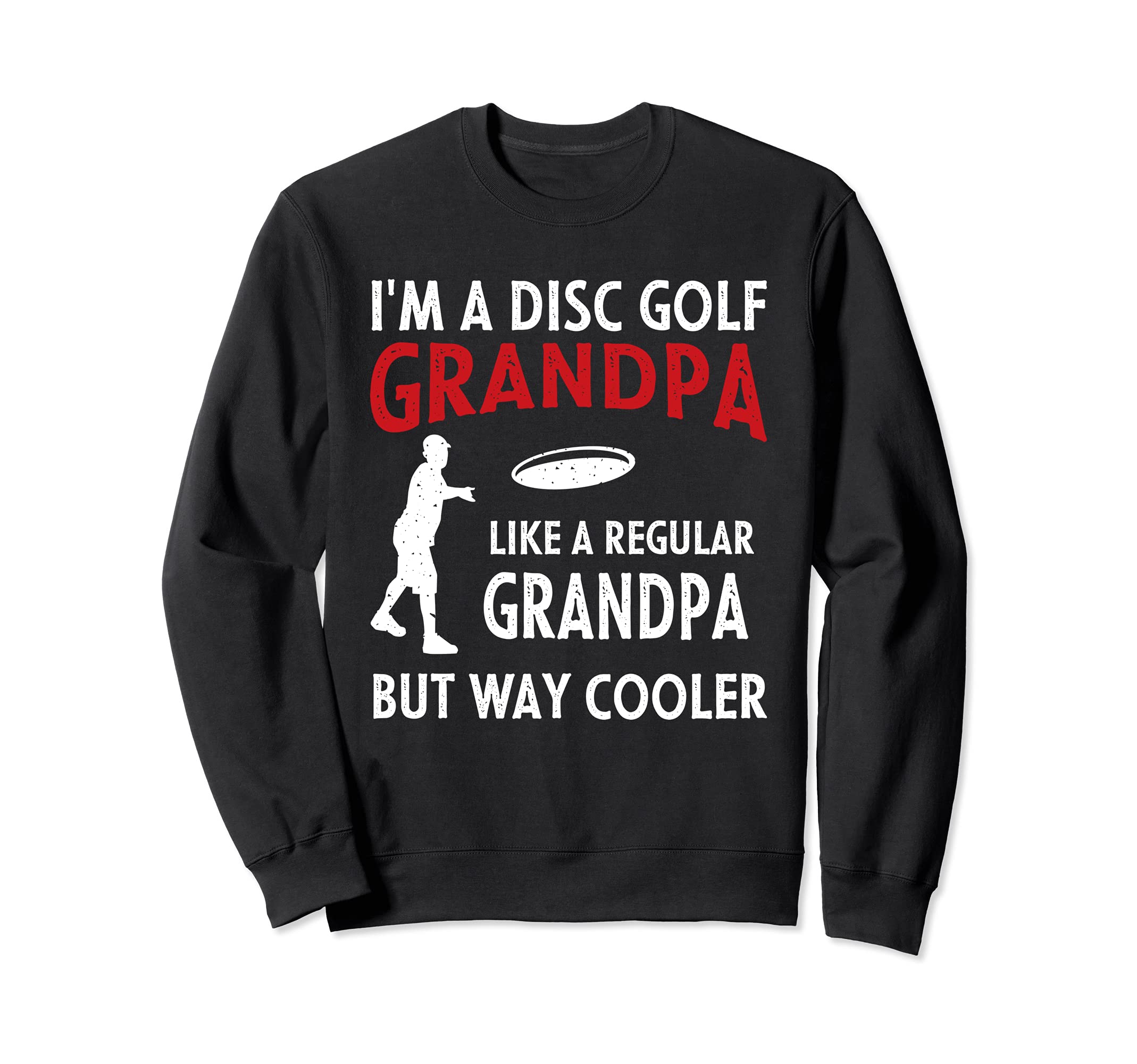 Disc Golf Grandpa Vintage Father's Day Frisbee Golfer Retro Sweatshirt