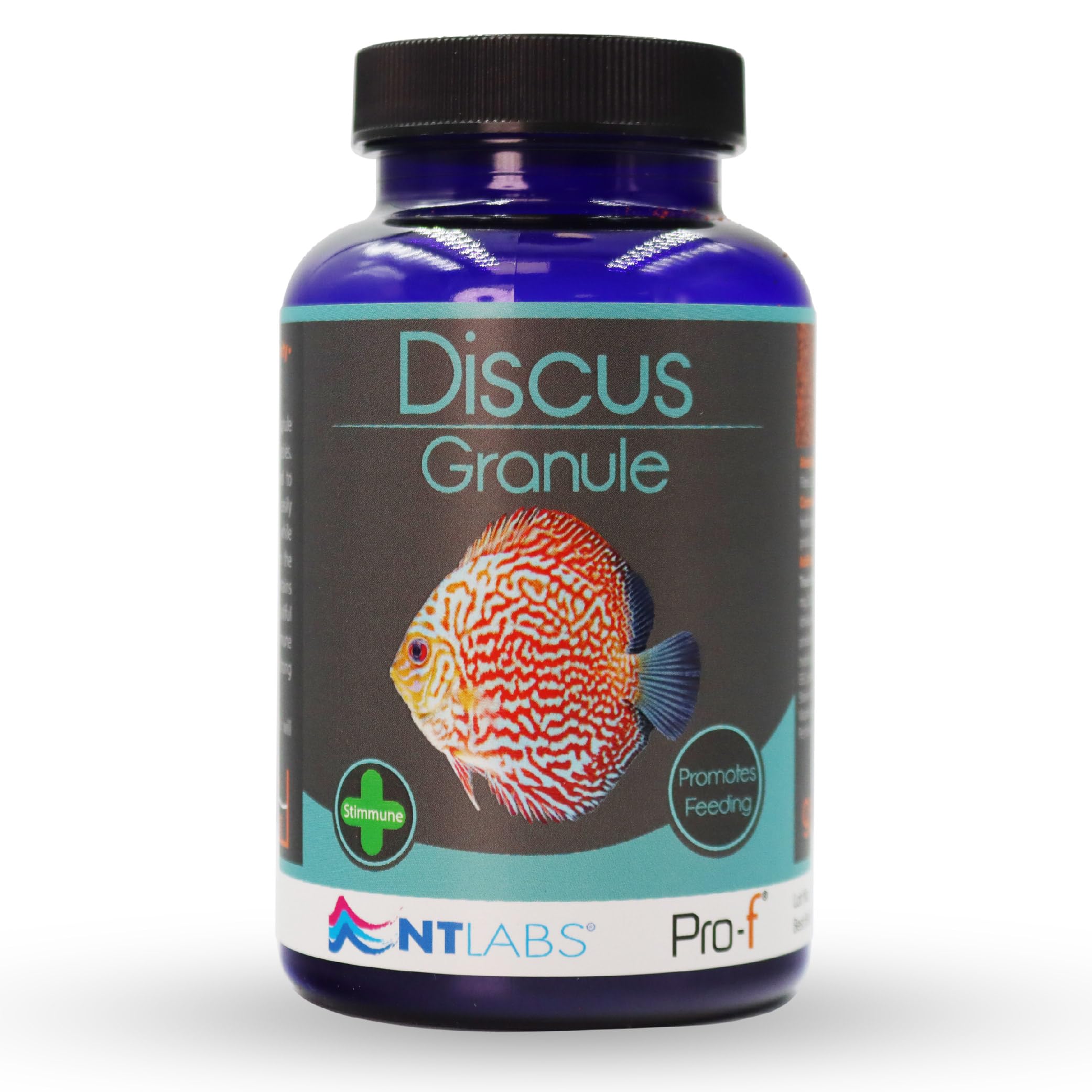 NT Labs Pro-f Discus Granule, High Protein Discus Feed, Aquarium Fish Food, Sinking Granule, Nutritious Fish Feed, 95g