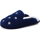 Dearfoams Women's Novelty Gift Teddy Sherpa Scuff Slip On House Shoe