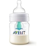 Philips Avent SCF400/14 Lot de 1 biberons anti-coliques avec aération sans air 113 ml