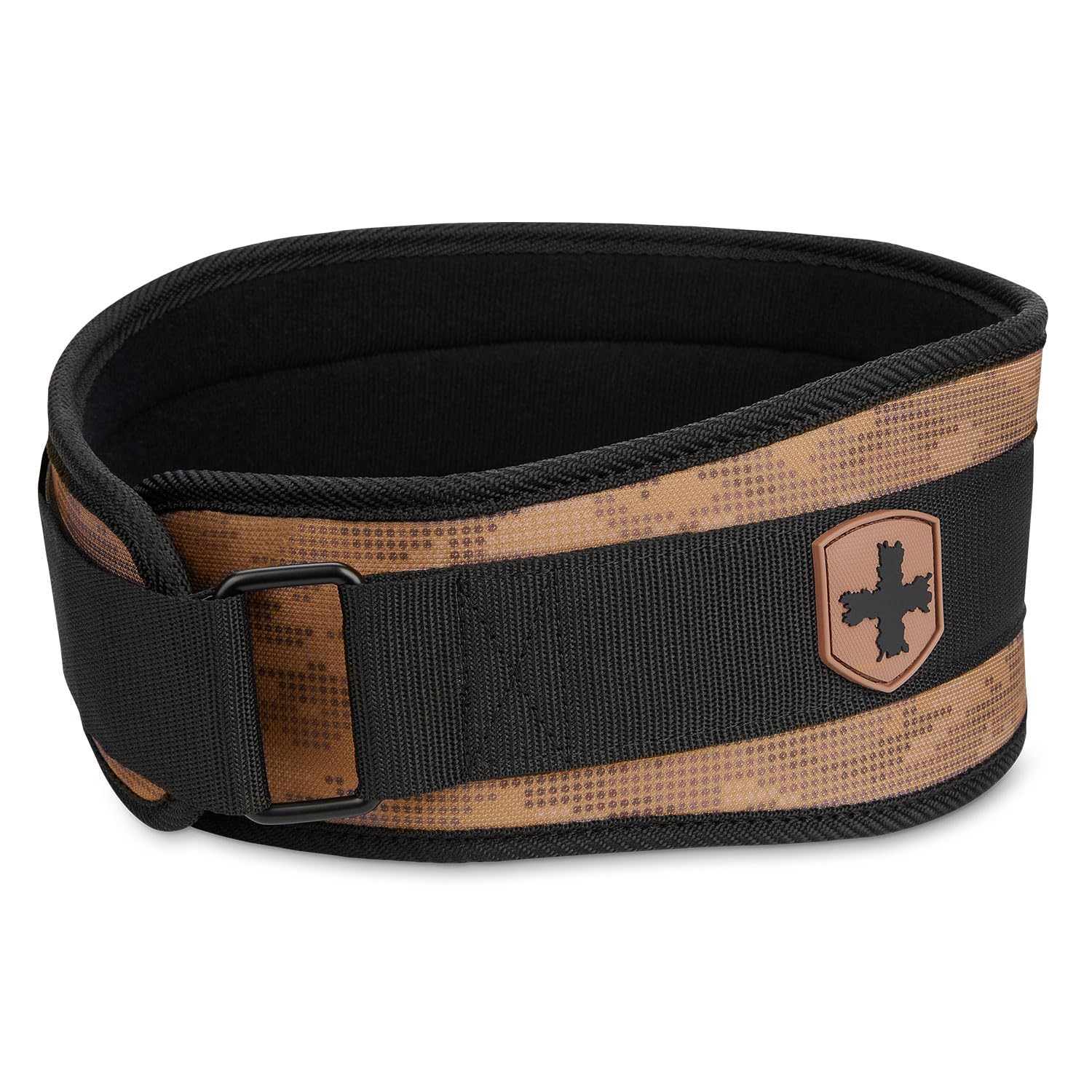 Harbinger 4.5" Foam Core Weightlifting Belt-Supports Lower Back During Lifting,Foam Core Allows For Full Range Of Motion,Built To Fit Both Men and Women for Moderate Lifts,Small,TanCamo