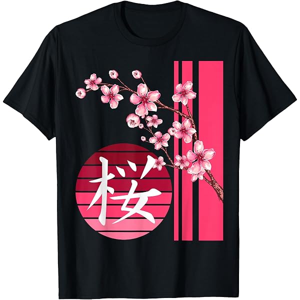 T-shirt uomo Cherry Blossom Sumiko demon japan manga