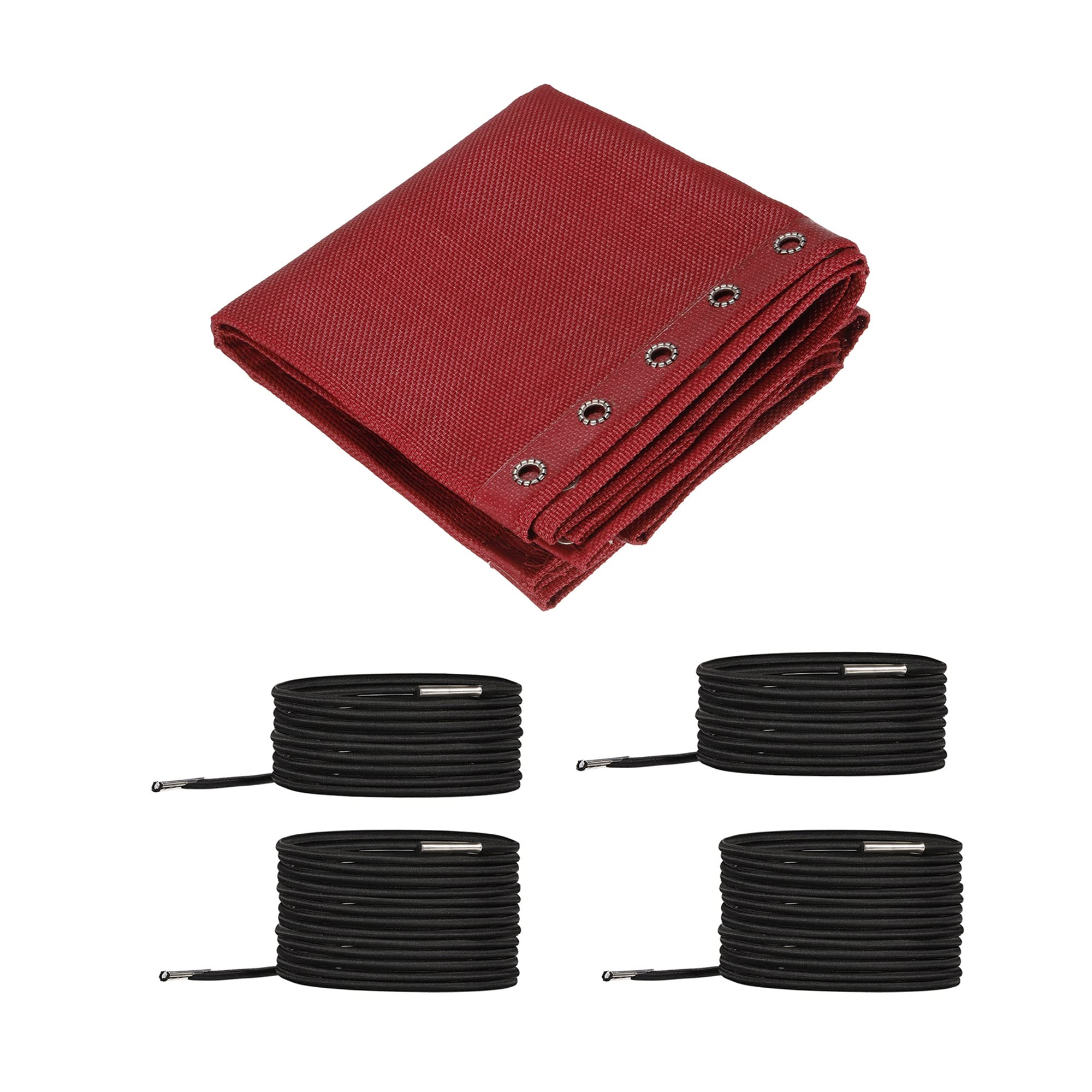 PATIKIL Gravity Chair Replacement Fabric, Anti-Gravity Chair Cloth Recliners Repair Tool Kit with with Cord Lace for Patio Outdoor, Red