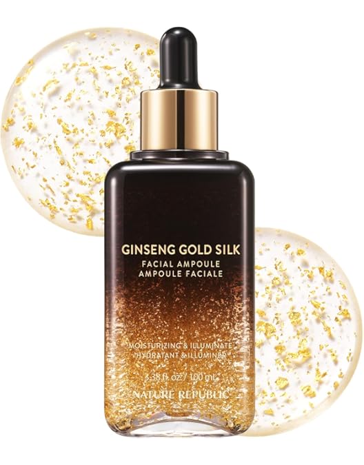 Amazon.com : Nature Republic 2-Step Ginseng Gold Silk Hydrogel