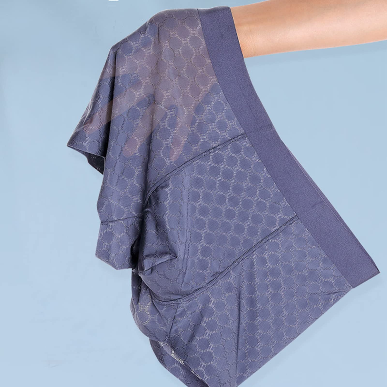 Evankin Mens Ice Silk Mesh Boxer Briefs Breathable