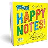 2026 Instant Happy Notes Boxed Calendar: 365 Reminders to Smile and Shine! (Daily Motivational Desk Gift) (Inspire Instant Happiness Calendars & Gifts)