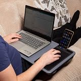 InGenious Large Lap Desk Tray Portable 57x30 cm USB 17 inch Laptop view 2