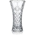kanpura 11.2'' Clear Tall Crystal Vase Glass Vases for Flower Thickened Flower Vase for Wedding Party Centerpieces(1 Piece)