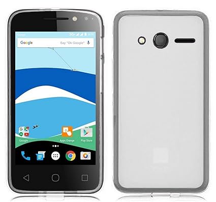 TBOC® Transparent Gel TPU Hülle für Alcatel Pixi 4 (4) (4.0 Zoll) Ultradünn Flexibel Silikonhülle