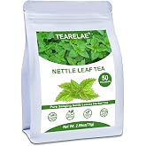 TEARELAE Nettle Leaf Tea, 50 Herbal Tea Bags, Earthy Herb Aroma | Dried Stinging Nettle Leaf, Nutrient Rich Infusion, Gentle Daily Brew, Non-GMO, Caffeine-Free