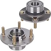 Autoround 512194 Rear Wheel Bearing and Hub Assembly Compatible with Hyundai Elantra 2001-2006, Kia Spectra Spectra5 2005-2009, 4 Lug Non-ABS, Set of 2