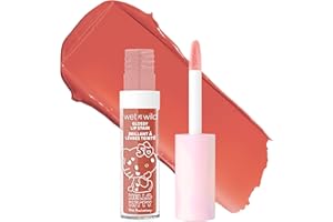 wet n wild Hello Kitty Glossy Lip Stain, Warm Apple Pie Lightly Scented, Nourishing New Glossy Finish Formula, Cruelty-Free & Vegan - So Dreamy