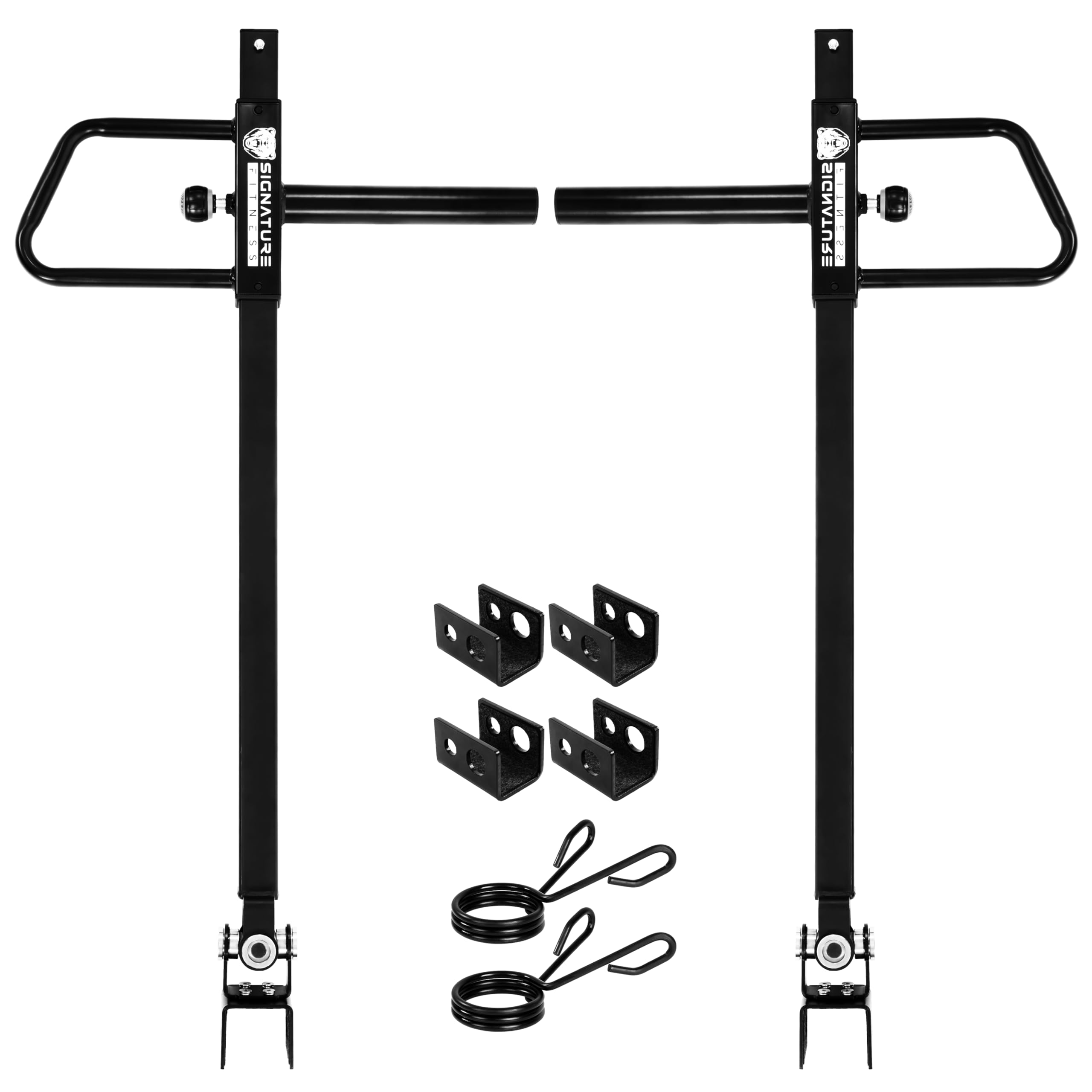 Photo 1 of Signature Fitness Fitvids Upgraded 2nd Generation Adjustable Lever Arms – Rated 600 LB Per Arm – Jammer Arms, 2nd Generation – Black
