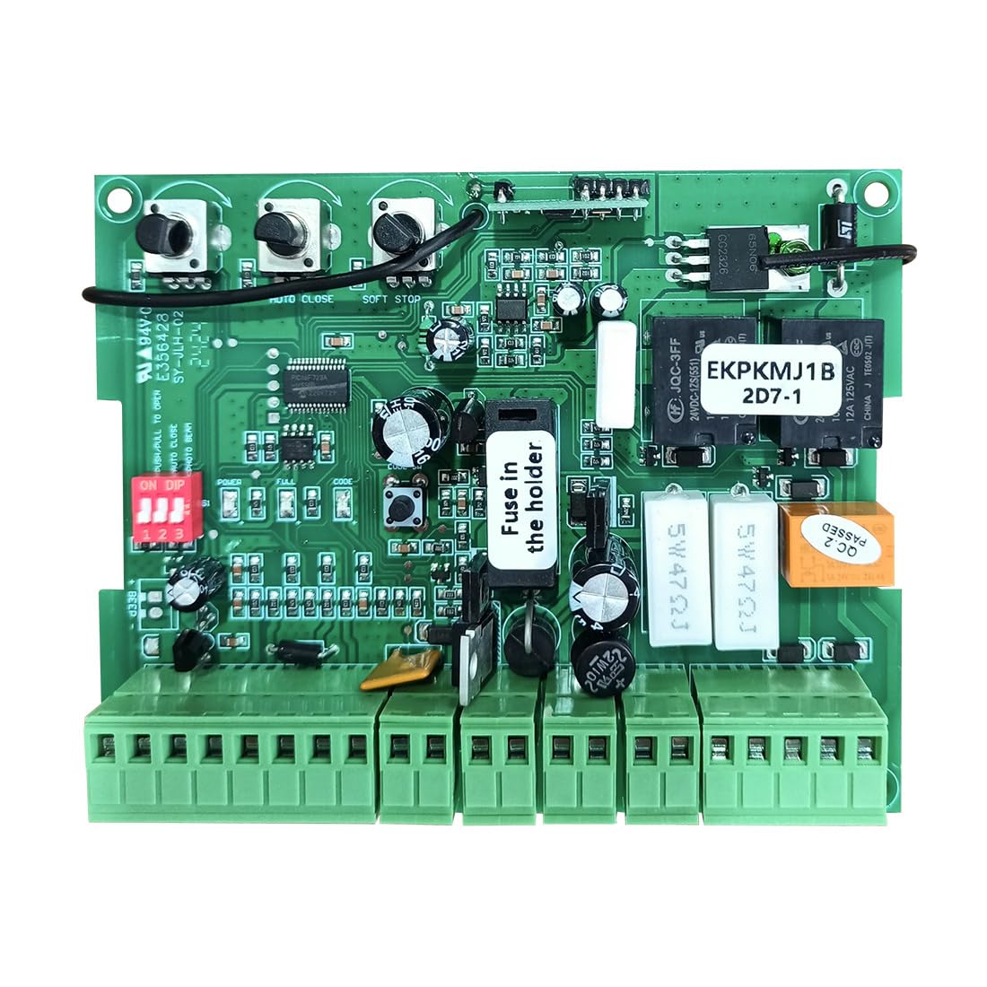 TOPENS EKPKMJ1B Print Circuit Control Board Replacement PCB for Single Swing Gate Opener Model A5 A5S A8131 AT6131 AT12131