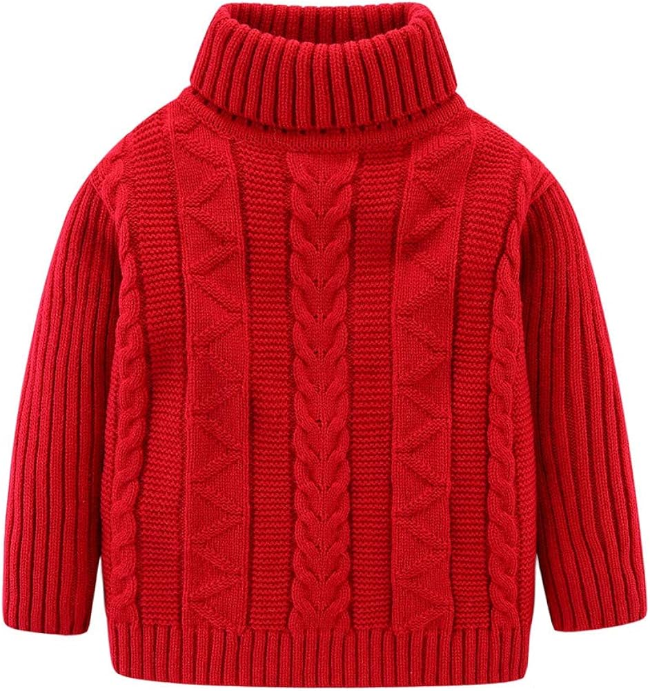 Mud Kingdom Kids Sweaters Unisex Turtleneck Lightweight: Clothing