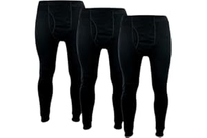 THMO - 3 Pack Kids Thermal Bottoms | Winter Warm Base Layer Underwear Bottoms