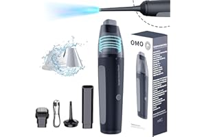 OMO Handheld Vacuum, 13000PA Portable Cordless Car Vacuum Cleaner, Suction and Blow 2 in 1 Dust Removal Vacuum Cleaner for Car, Home, Office,Pet. Black