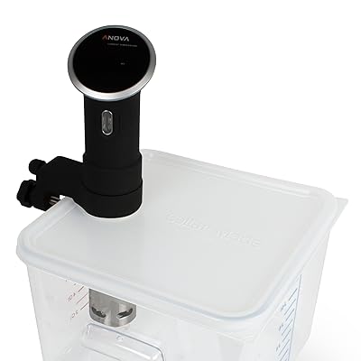 Cellar Made Easy-Open Sous Vide Lid for Anova Cookers use with 12, 18 or 22 Quart Rubbermaid Containers