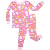 Little Sleepies Two-Piece Pajama Set, Viscose from Bamboo, Toddler Kids PJs | Long sleeve & pants, family matching, eczema-fr