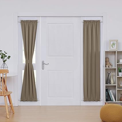 Amazon Com Deconovo Thermal Insulated Blacktout Curtains Rod