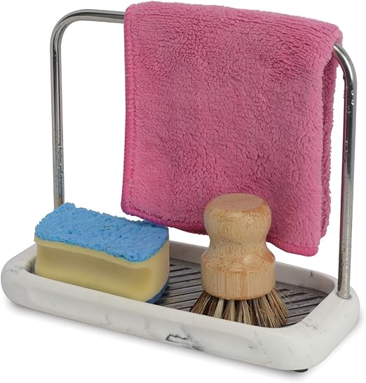 ZCCZ Sponge Holder Dishcloth Hanger, Kitchen Sink Caddy